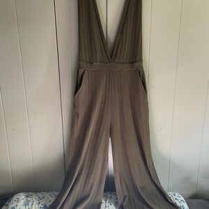 Sienna Sky Olive Jumpsuit